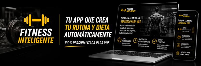 Fitness Inteligente — Tu app que crea tu rutina y dieta automáticamente